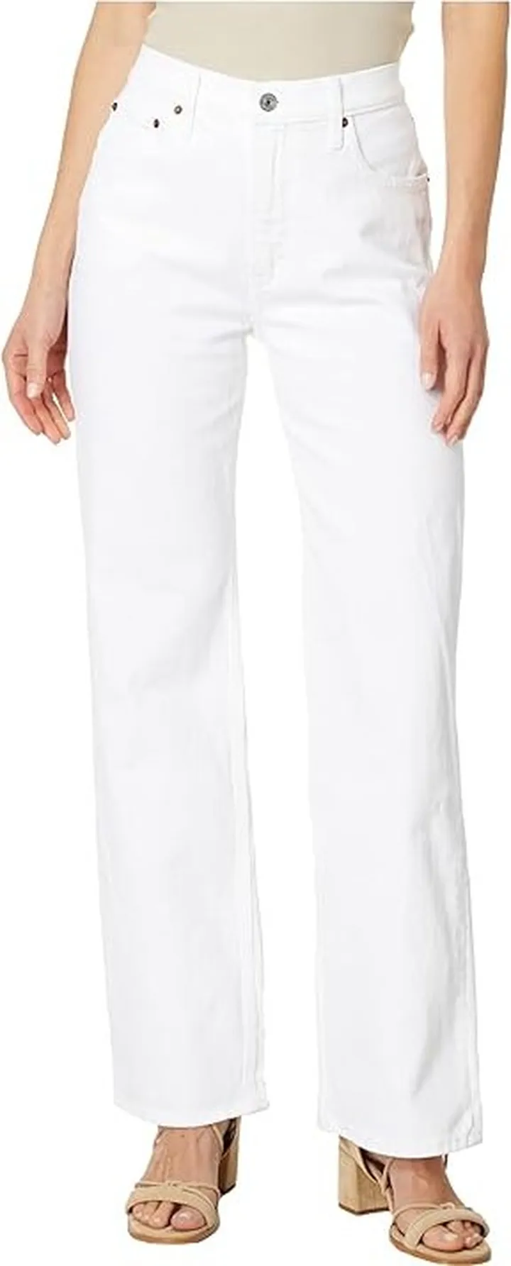 Abercrombie & Fitch 90s Relaxed Jean (White) Women's Jeans