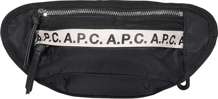 A.P.C. Logo Tape Zip-Up Belt Bag