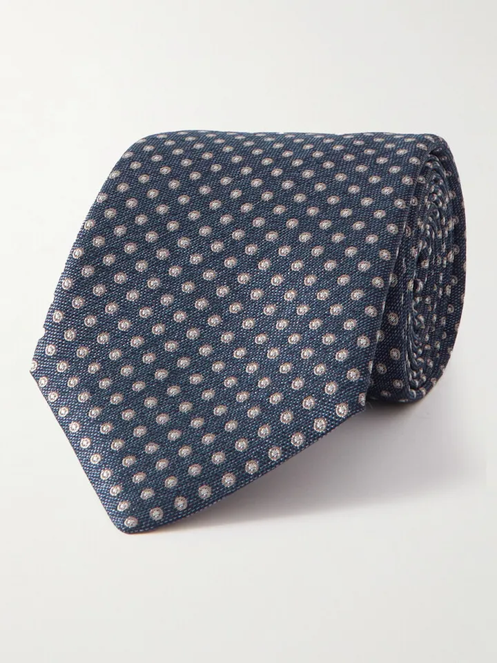 8cm Silk-Jacquard Tie