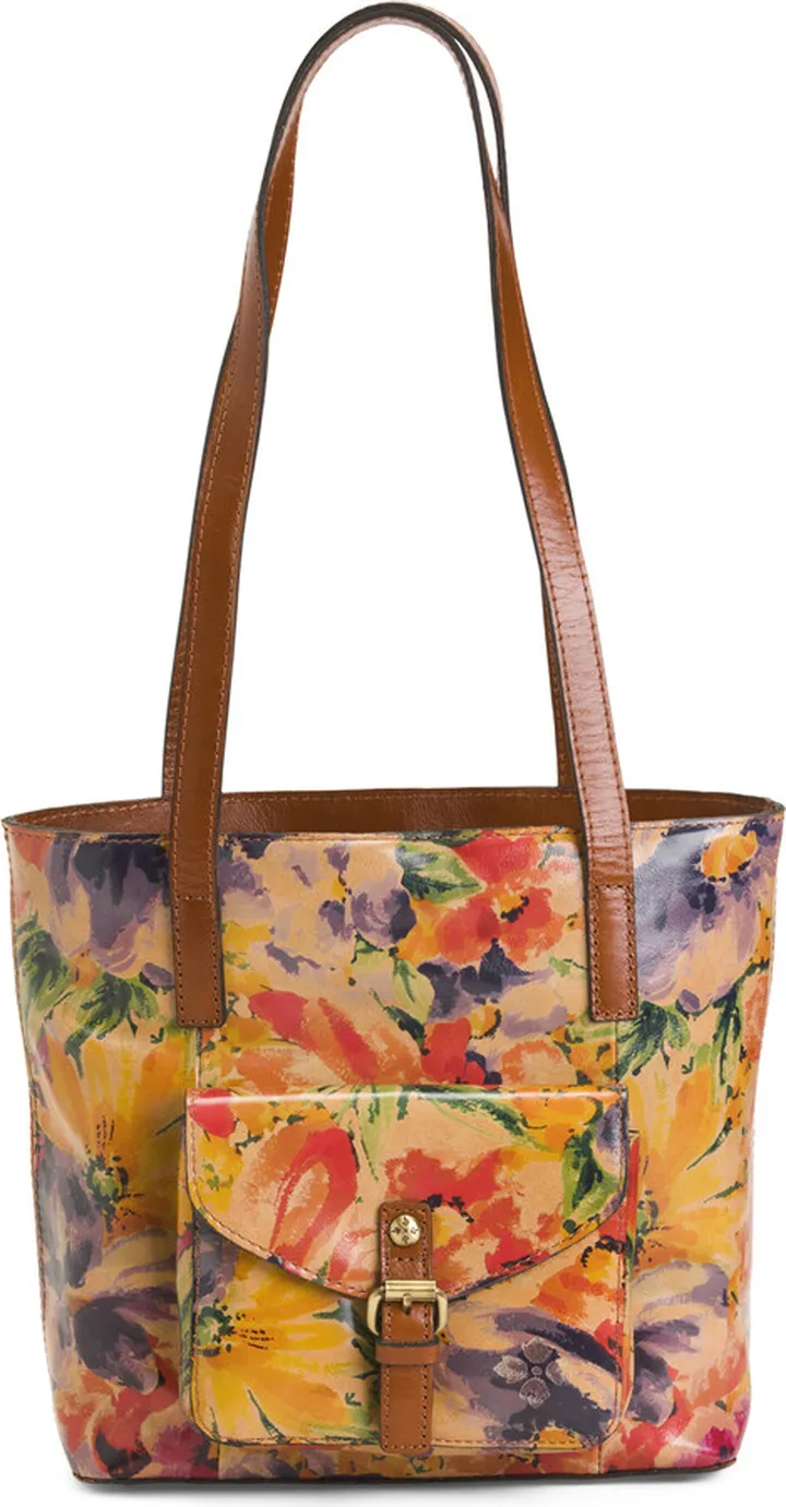 Leather Multi Pocket Tote