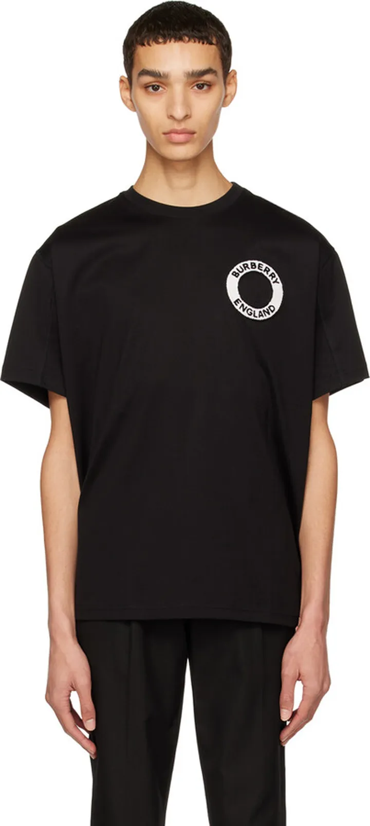 Burberry Black Patch T-Shirt
