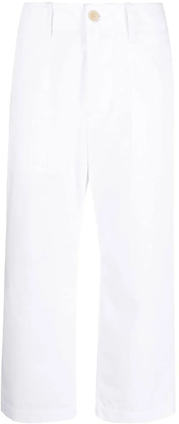 High-Waist Cropped Trousers