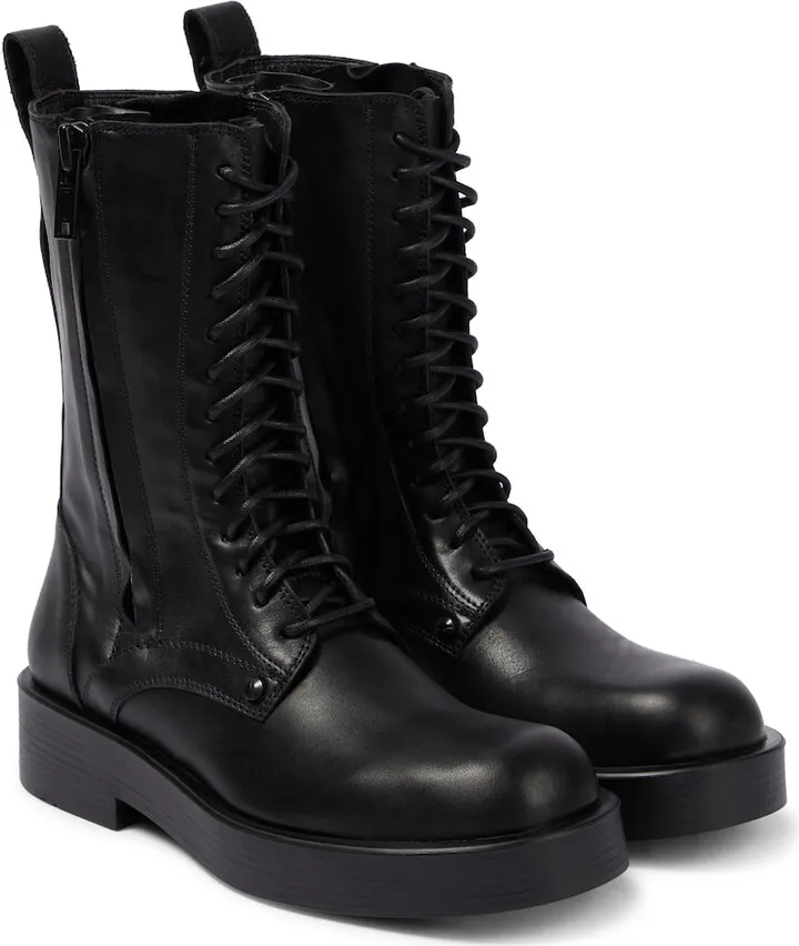 Maxim lace-up leather boots