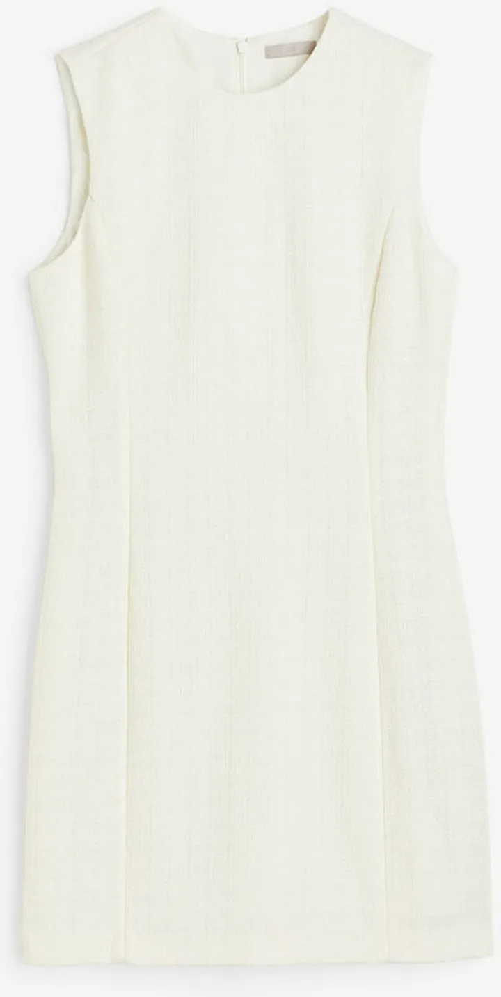 Sleeveless Bouclé Dress