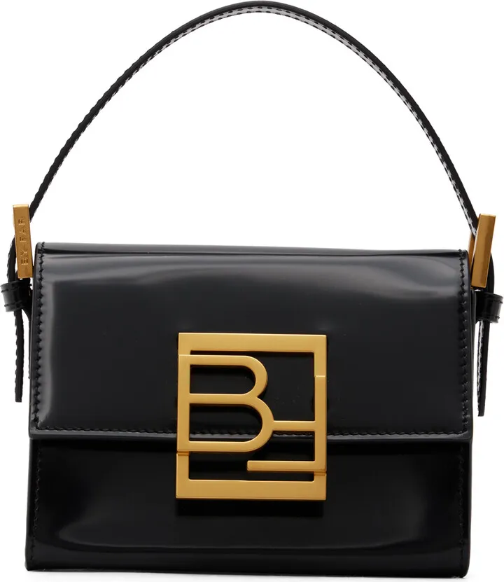 BY FAR Black Fran Shoulder Bag