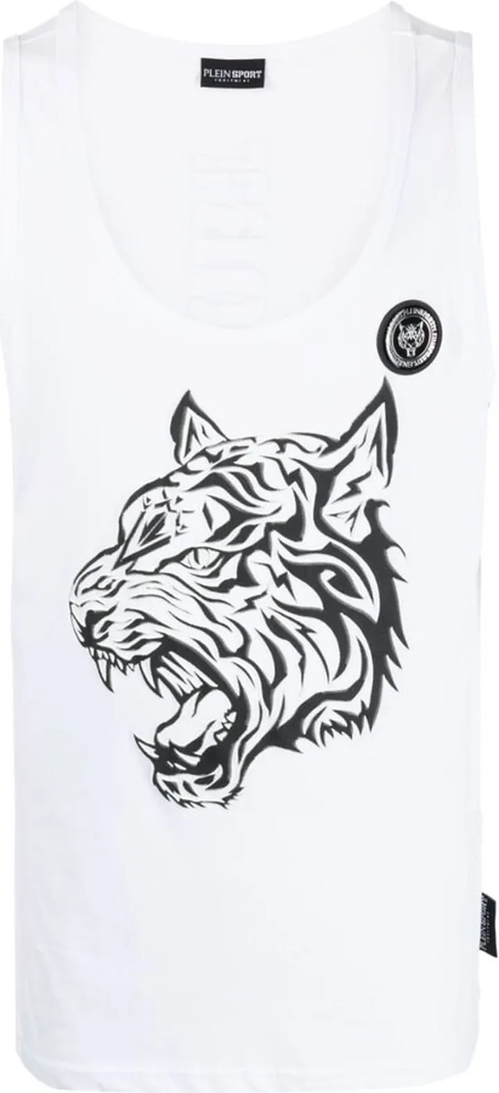 Tiger-Print Tank Top