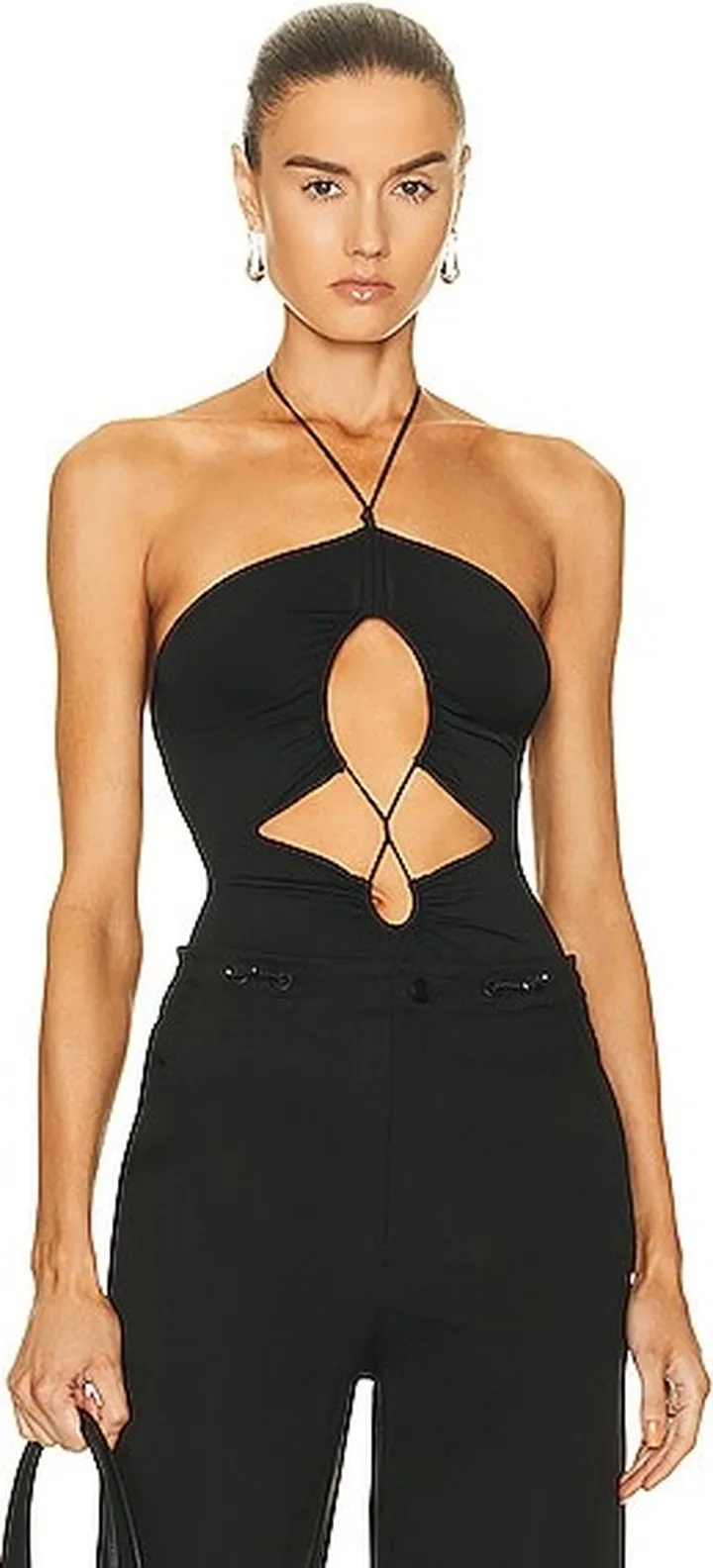 GALVAN Kali Bodysuit in Black