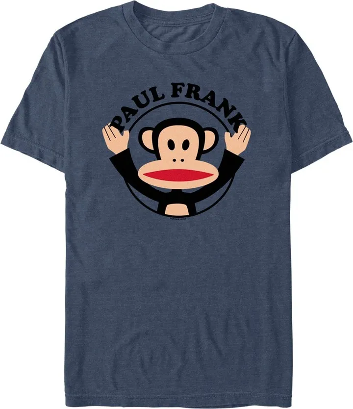 Men's Paul Frank Julius Circle T-Shirt - Navy Blue Heather - Large