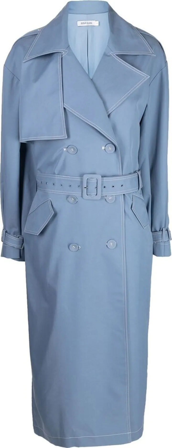 Belted Midi Trench Coat