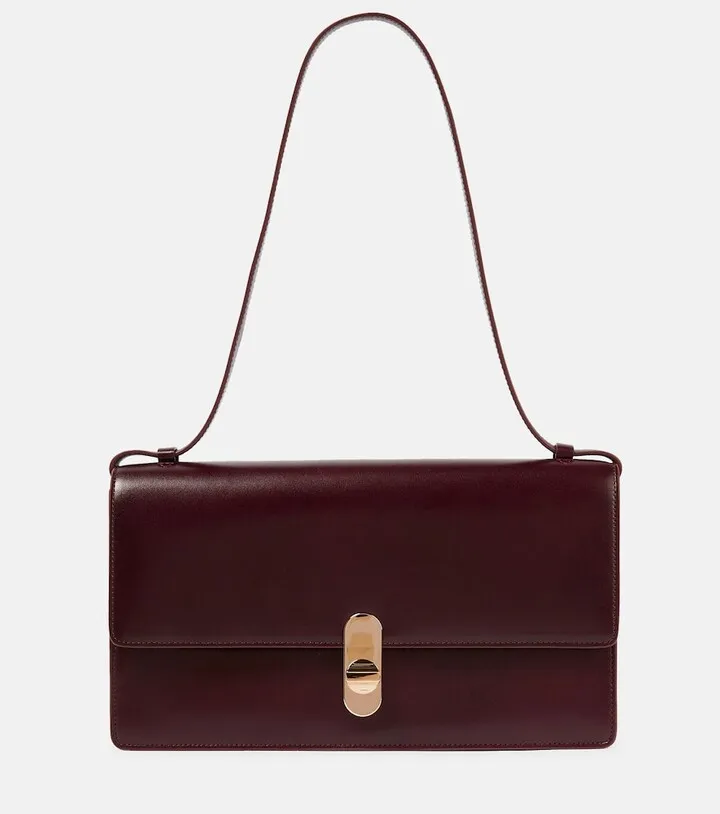 Clea leather shoulder bag