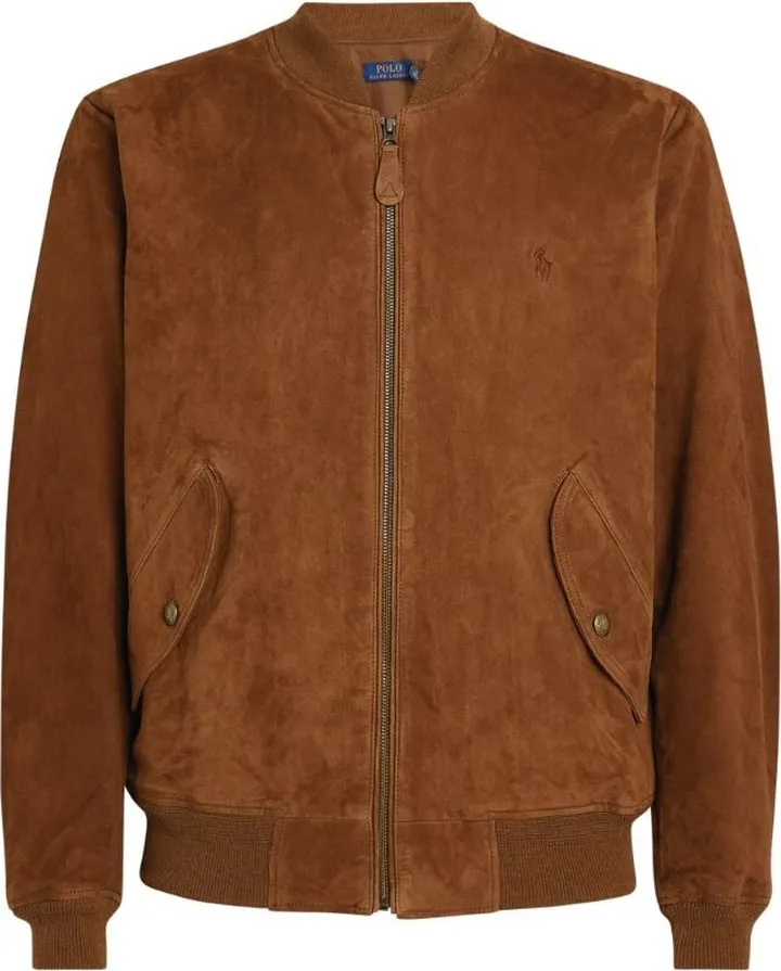 Polo Ralph Lauren Suede Bomber Jacket