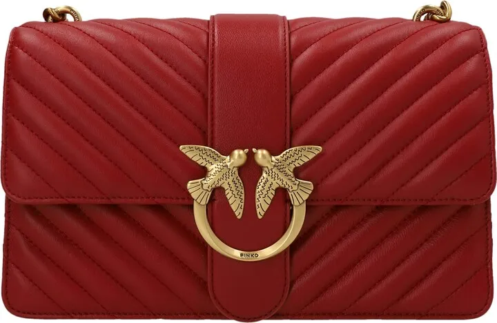 'classic Love Icon Chevron Shoulder Bag
