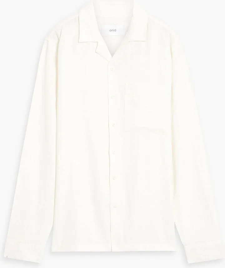 Air linen-blend shirt