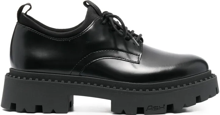 Giant lace-up chunky shoes