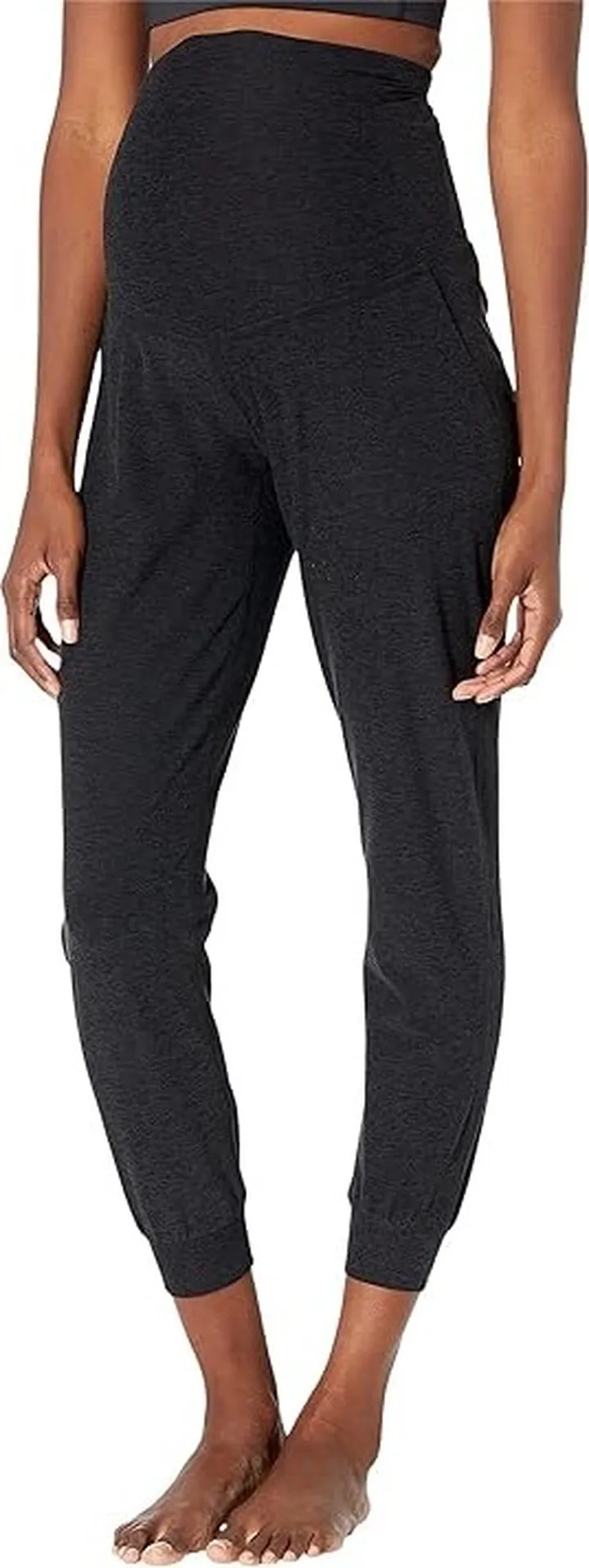 Beyond Yoga Spacedye Maternity Midi Joggers (Darkest Night) Women's Casual Pants