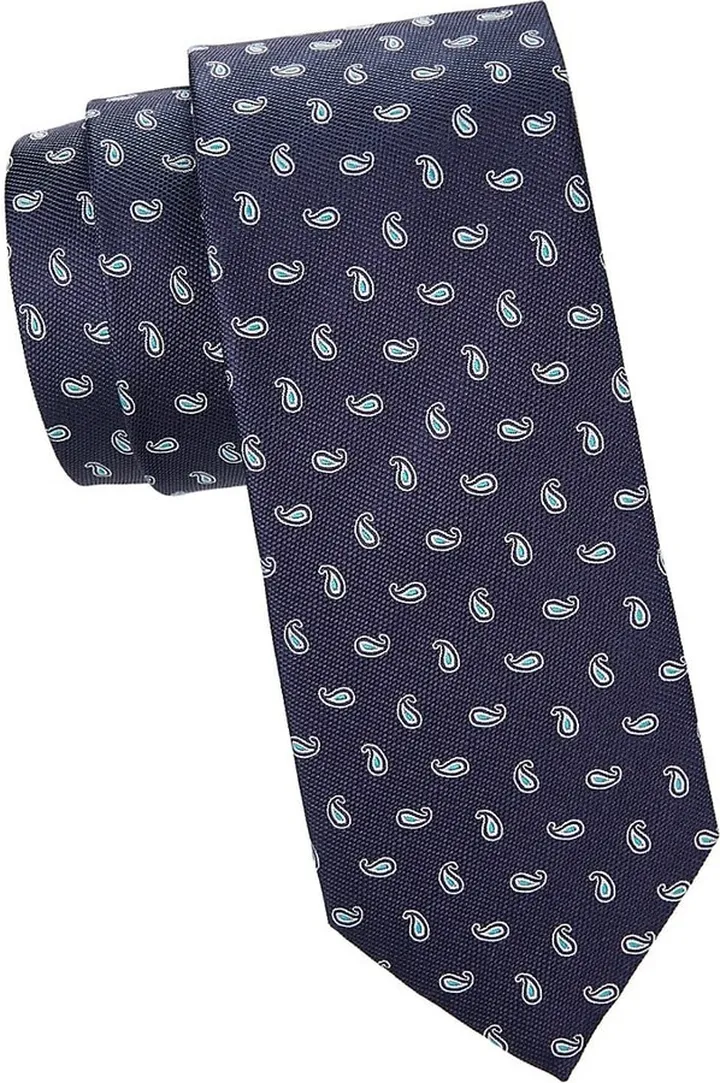 Paisley Pattern Silk Tie