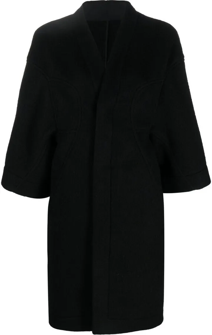Wool Single-Breasted Coat