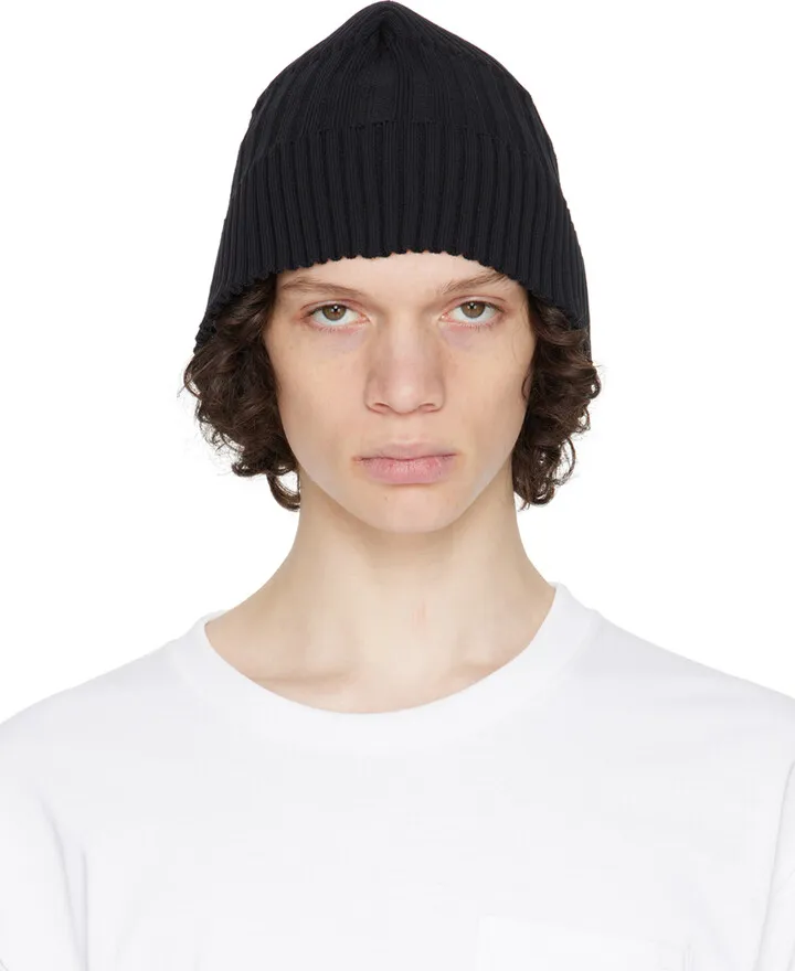 CFCL Black Fluted Beanie