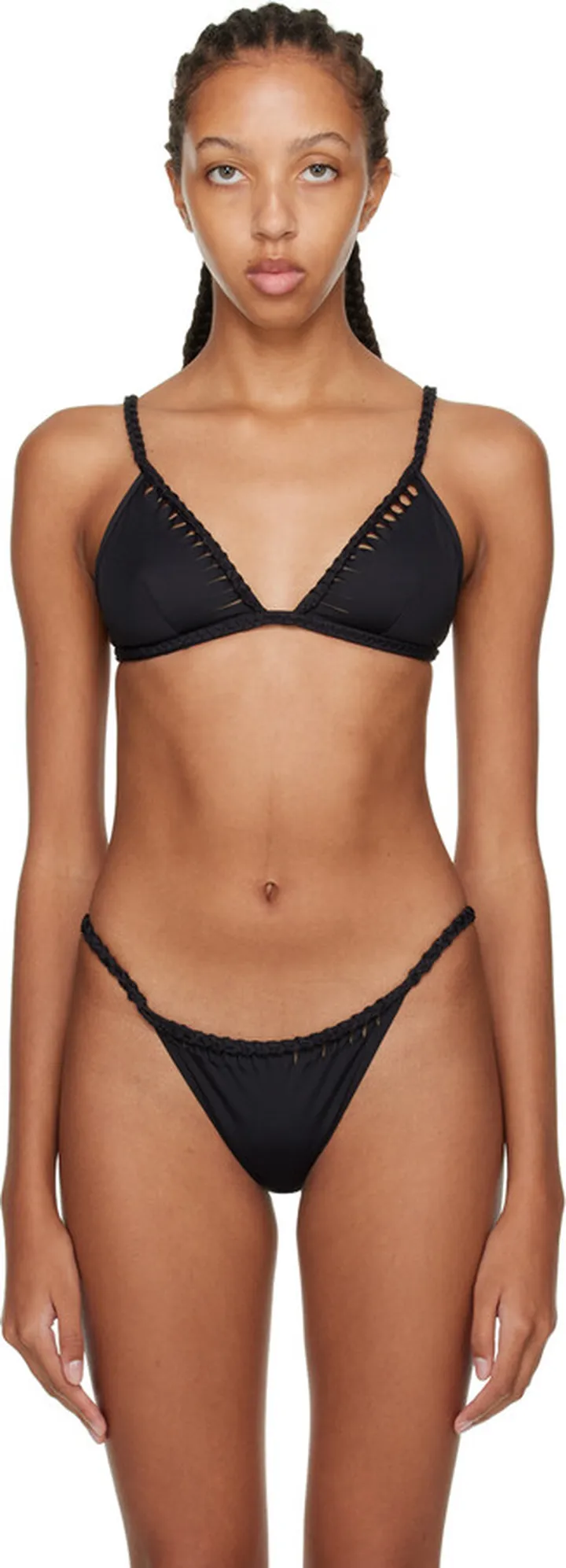 Agent Provocateur Black Sofi Bikini Top