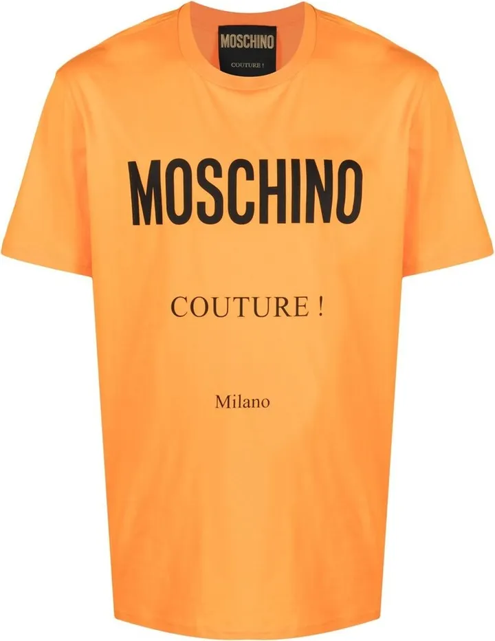 logo-print organic cotton T-shirt