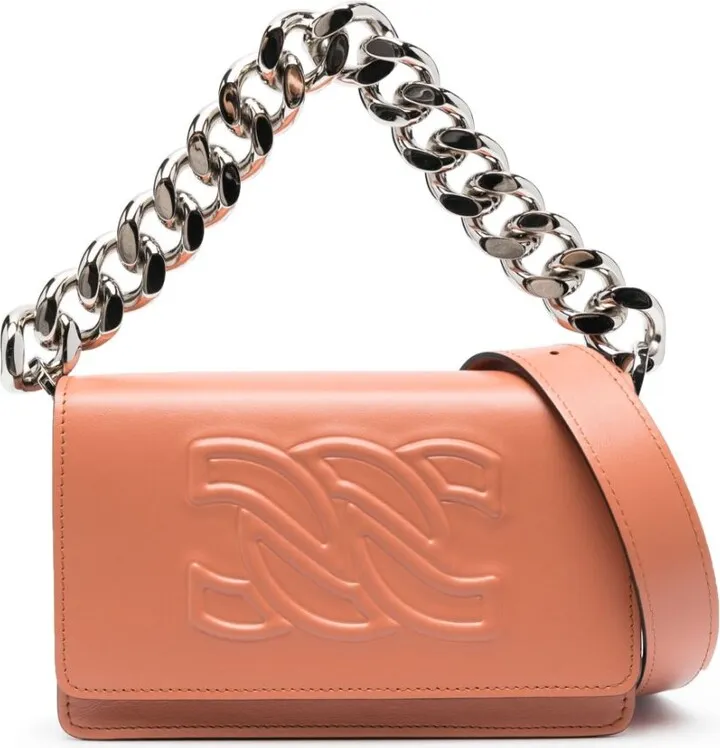 C-Chain leather crossbody bag