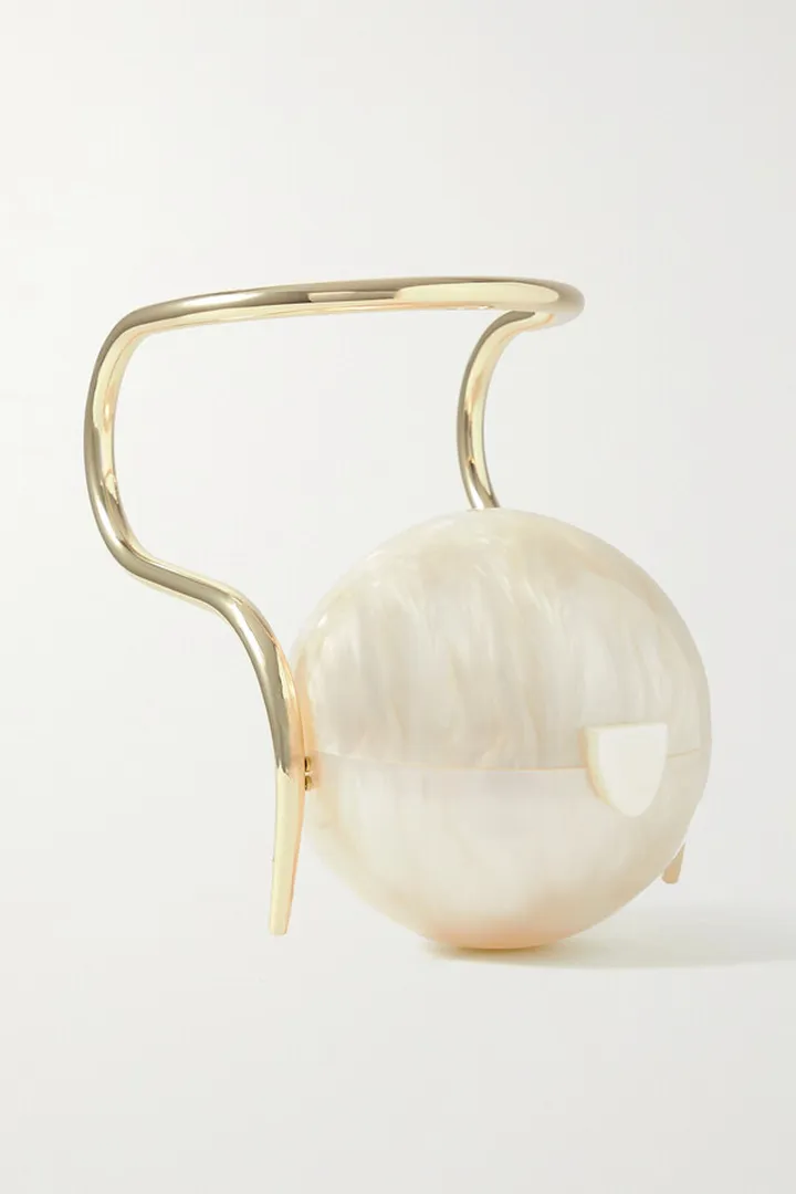 Cult Gaia - Pearl Acrylic And Gold-tone Tote - Ivory