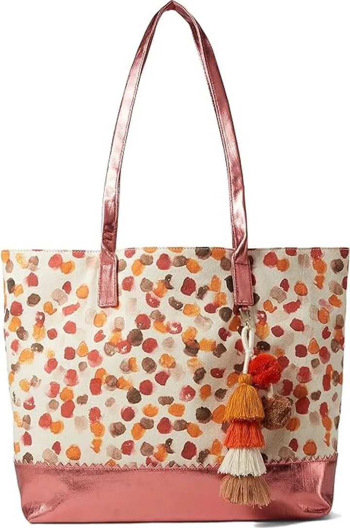 HOBO Hobo Shopper Tote (Dots Print Fabric) Handbags