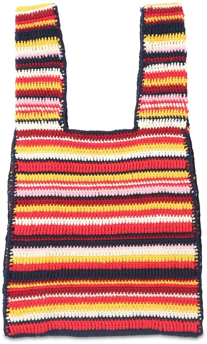 Beach Break cotton crocheted bag
