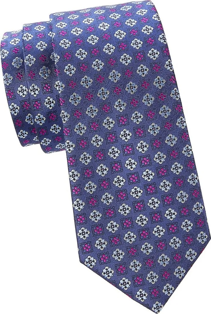 Patterned Silk Tie