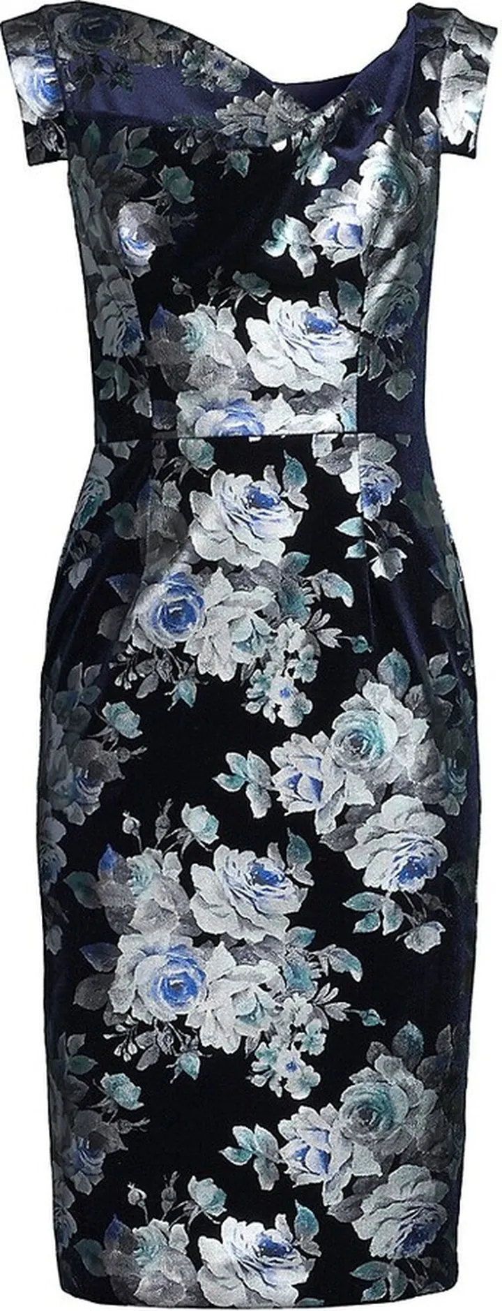 Jackie O Floral Sheath Dress
