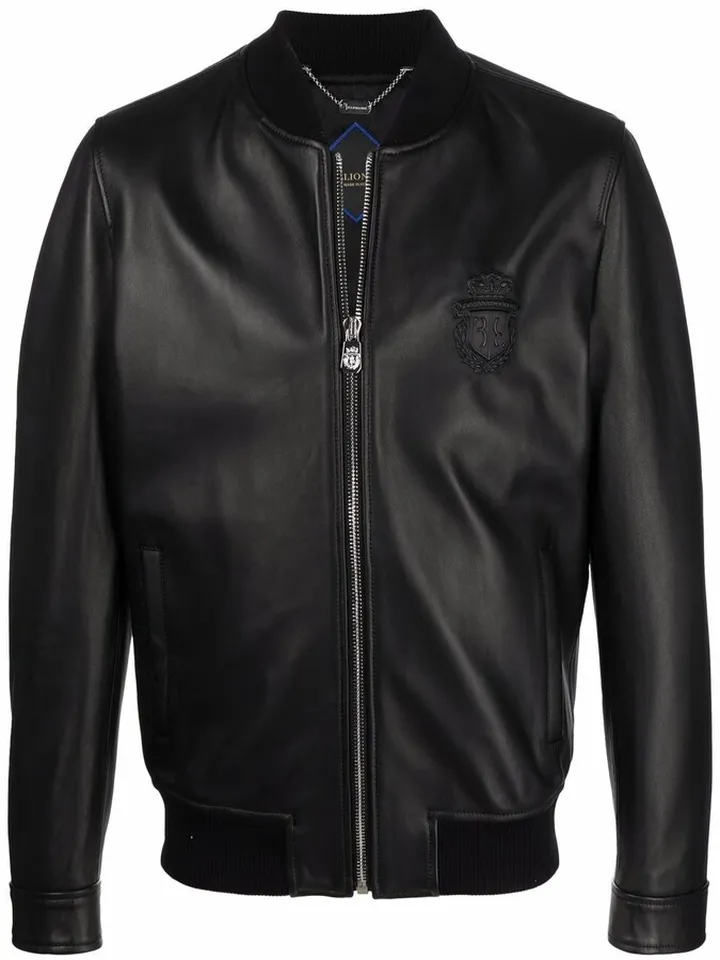 Leather Bomber Jacket