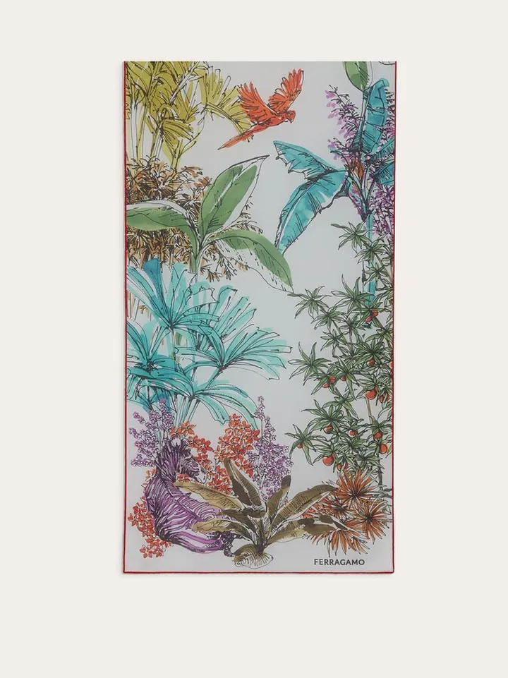 Ferragamo Women Jungle print scarf Multicolor