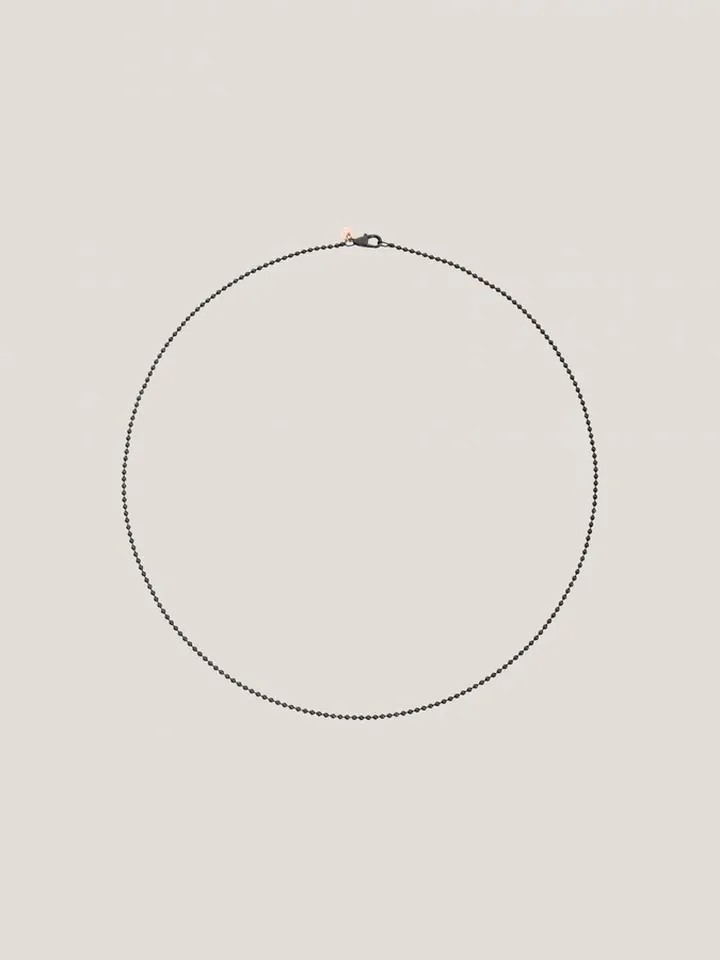 Bollicine Dodo necklace in black pvd