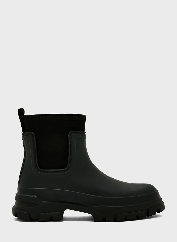 Puddles Ankle High Heel Boots