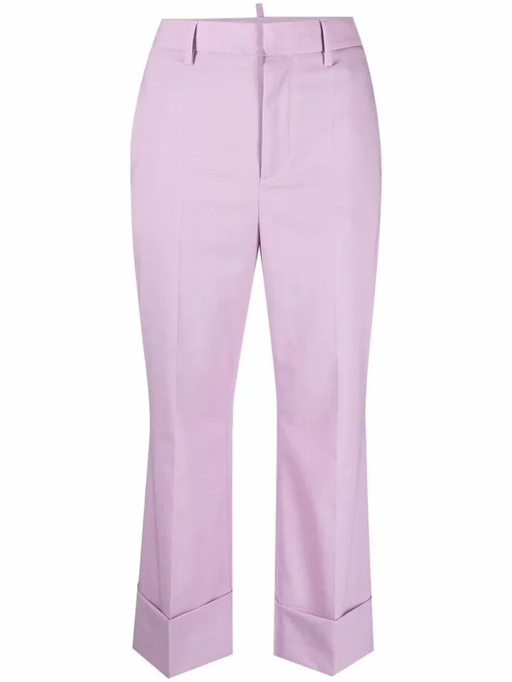 Cropped Tailored Trousers