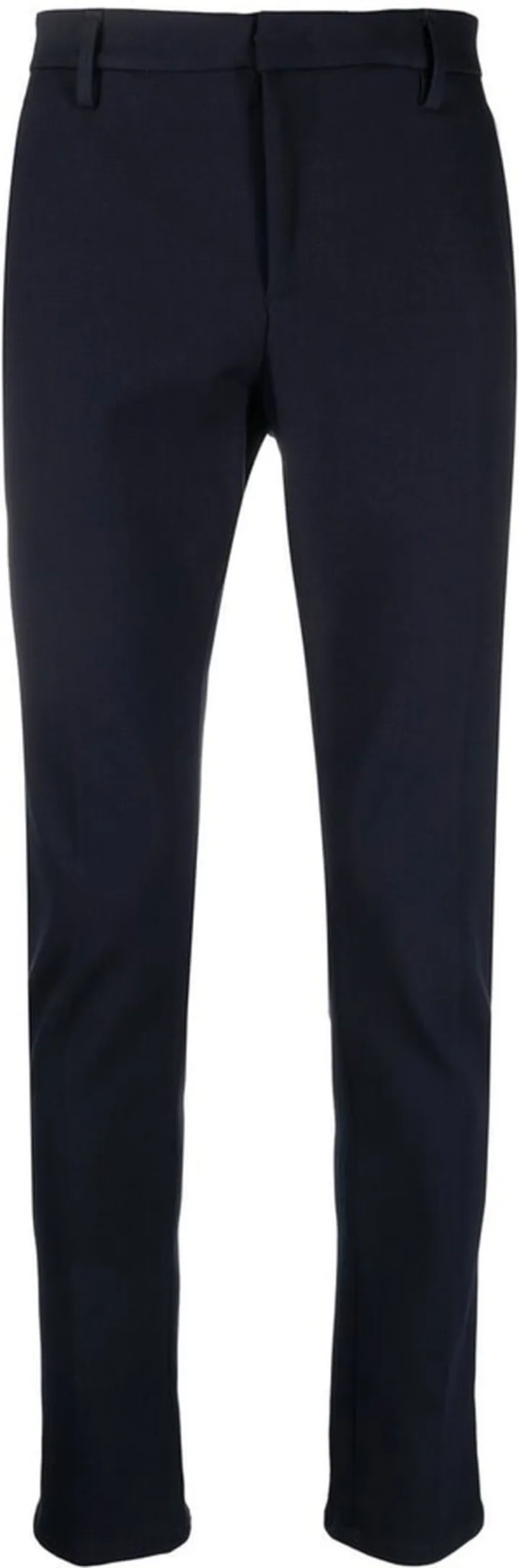 Mid-Rise Straight-Leg Trousers