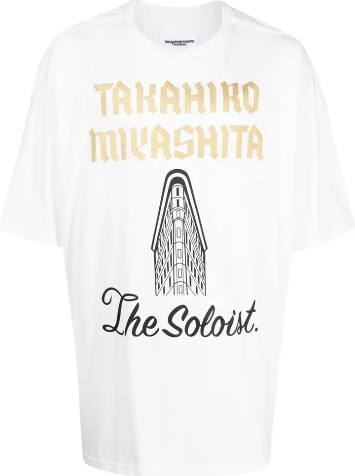 logo-print short-sleeved T-shirt