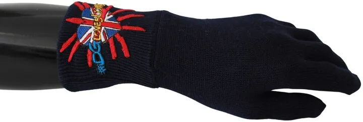 Dolce & Gabbana #DMen'sLondon Embroide Wool Men's Gloves