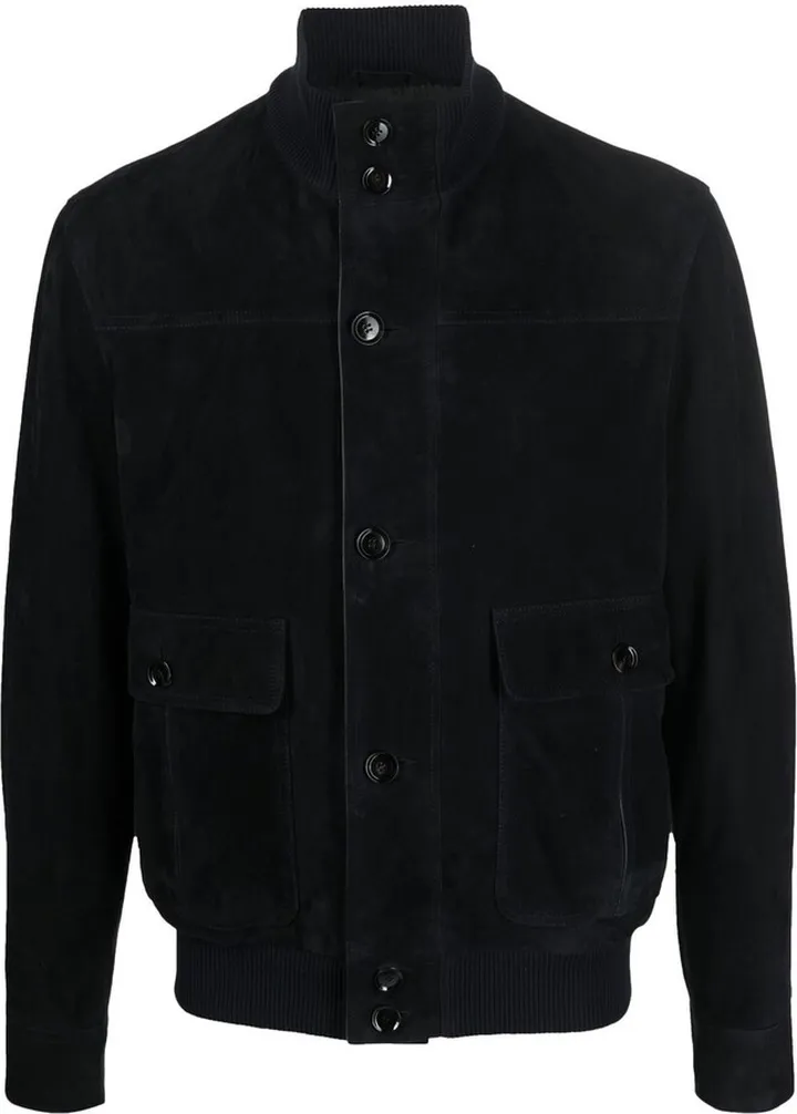 Suede Bomber Jacket