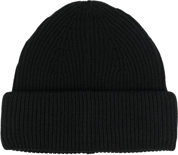 Ribbed-Knit Merino Beanie