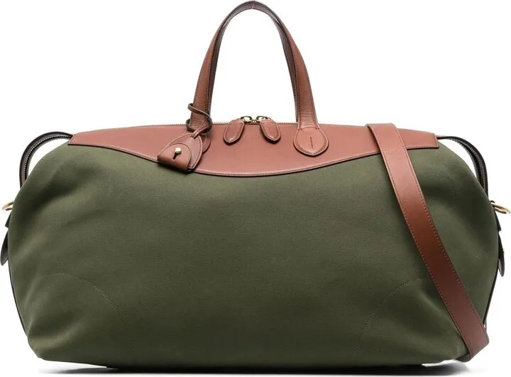 Voyager leather holdall