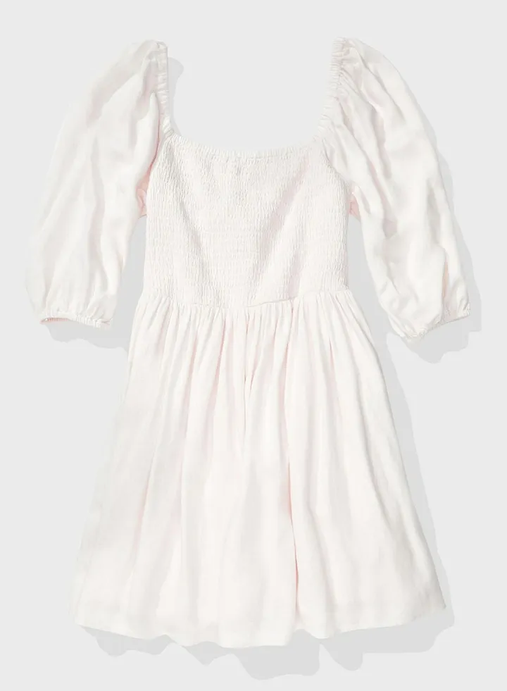 Ruched Wrap Dress