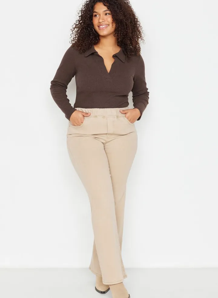 Elastic Waist Jeans
