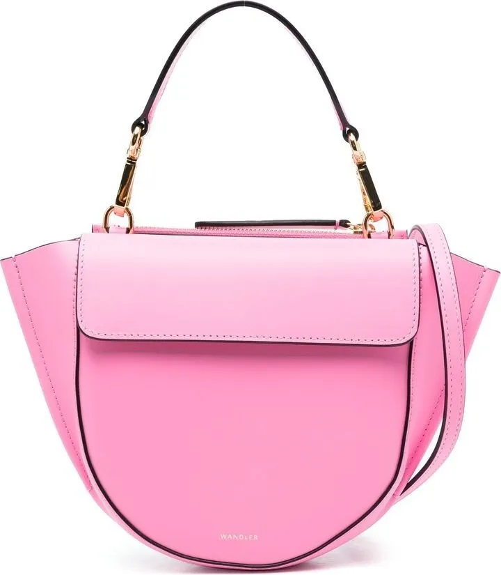 Logo-Print Leather Tote Bag