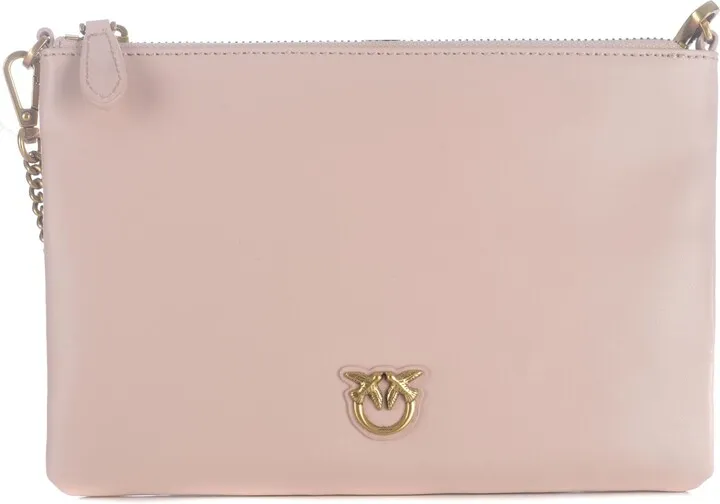 Pochette Pinko flat Classic In Nappa Leather