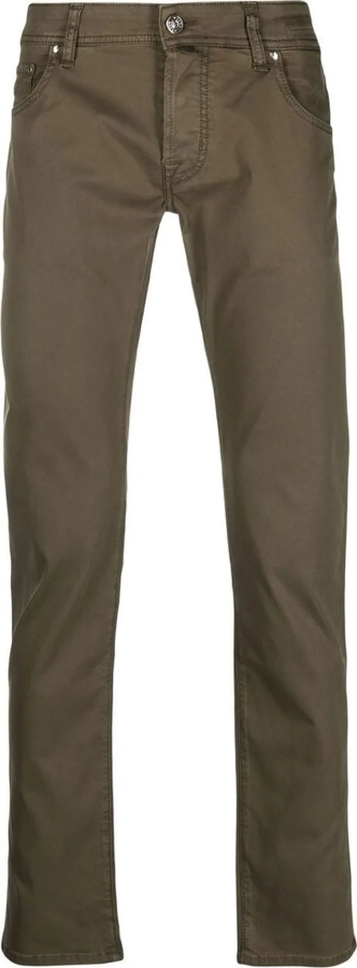 Logo-Embroidered Straight-Leg Trousers
