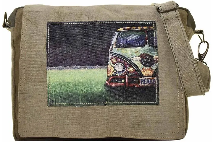 VW Peacemobile Tent Crossbody Bag