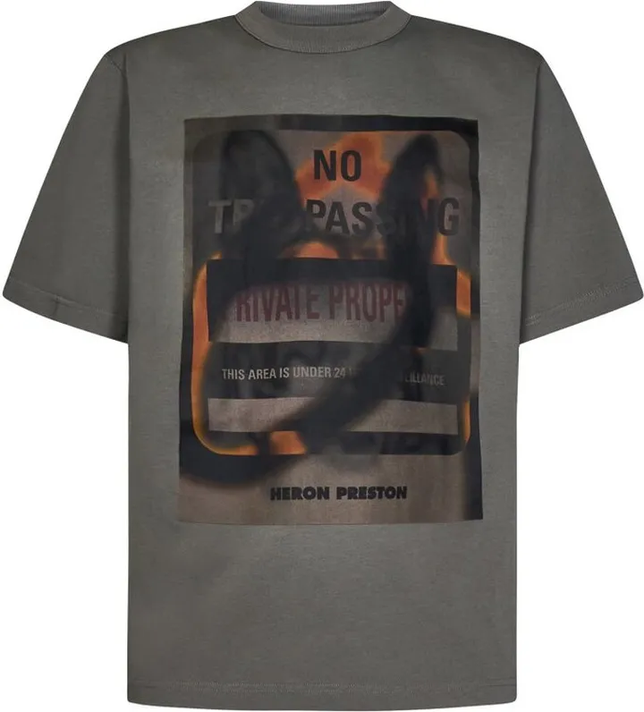 Heron Preston Graphic Printed Crewneck T-Shirt