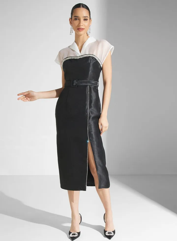 Belted Detail Dress