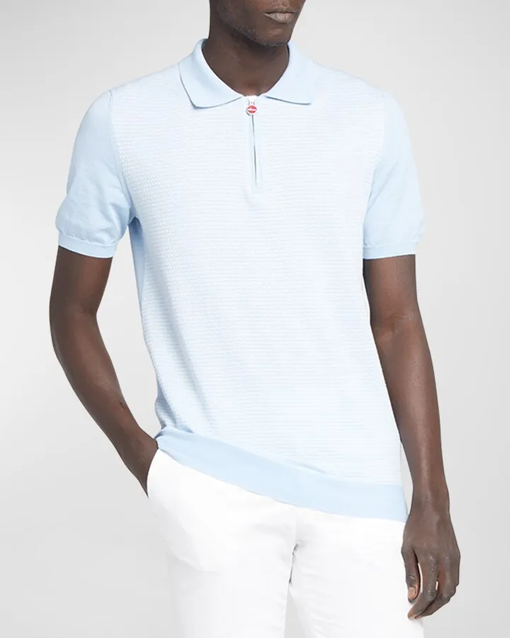 Men's Polo Shirt with Zipper